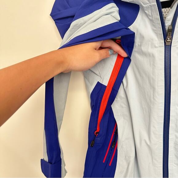 Columbia Women’s Compounder Shell Jacket Size XS Blue Waterproof Windbreaker - Picture 9 of 16